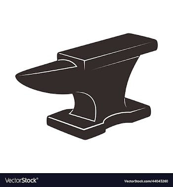 anvil for blacksmith silhouette