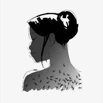 Anxiety and depression clipart, vintage | Free Vector - rawpixel