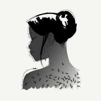 Anxiety and depression drawing, vintage | Free PSD - rawpixel