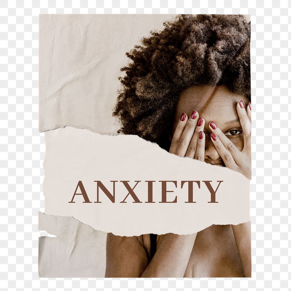 Anxiety png ripped poster, mental | Free PNG - rawpixel
