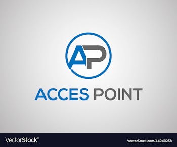 ap letter typography creative logo design