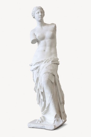 Aphrodite statue sticker, Greek sculpture | Free PSD - rawpixel