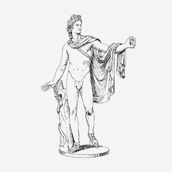 Apollo drawing, Greek God vintage | Free PSD - rawpixel