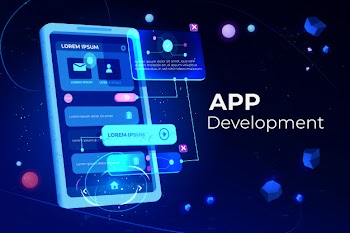 App development banner Free Vector