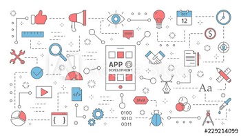 App development for the mobile phone concept