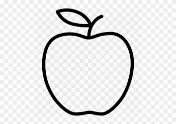 Apple, Big, Education, Food, Fruit, New York, Outline - Apple Outline Transparent Background
