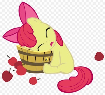 Apple Bloom DeviantArt Easter Bunny Illustration - poor family 