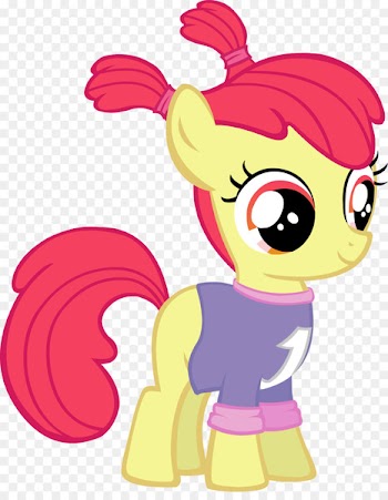 Apple Bloom Pony Applejack Derpy Hooves Cutie Mark Crusaders - darkwing duck 
