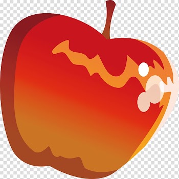 Apple Cartoon Animation, Cartoon Apple transparent background PNG clipart