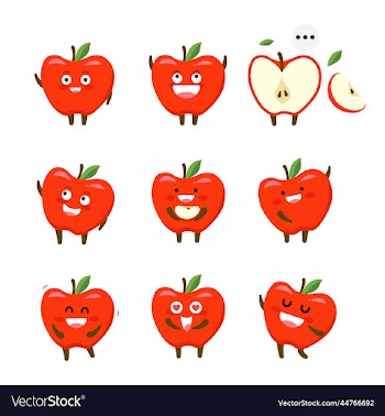 apple cartoon character