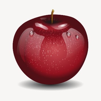 Apple clipart, fruit illustration vector. | Free Vector - rawpixel