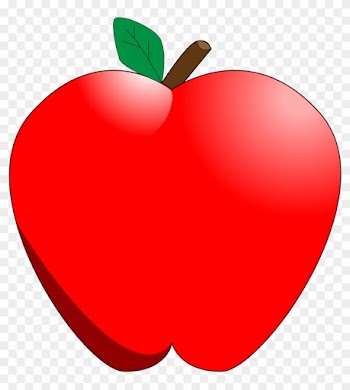 Apple Clipart Transparent Background - Cartoon Apple