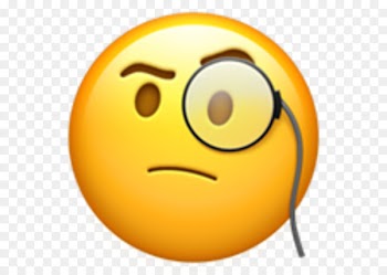 Apple Color Emoji iPhone Monocle Emojipedia - Emoji 