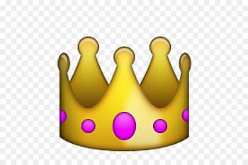 Apple Color Emoji iPhone Sticker Crown - corona 