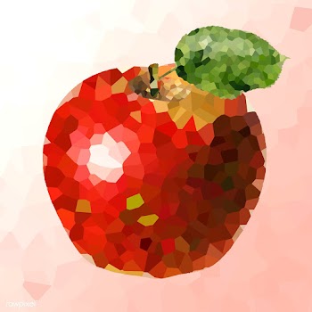 Apple crystallized style illustration | Free  illustration - 2347200
