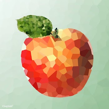 Apple crystallized style illustration | Free  illustration - 2347464