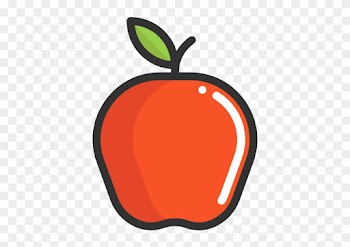 Apple Free Icon - Healthy Food Cartoon Transparent