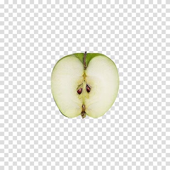 Apple Fruit Auglis, Cut green apple transparent background PNG clipart
