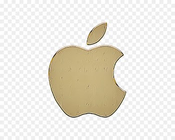 apple fruit beige logo pear