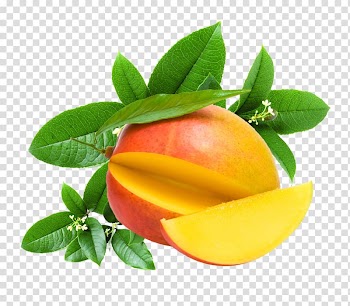 Apple Fruit, Cut apple and green leaves transparent background PNG clipart