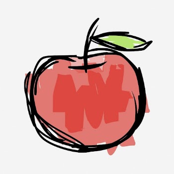 Apple fruit doodle, food hand | Free Photo - rawpixel