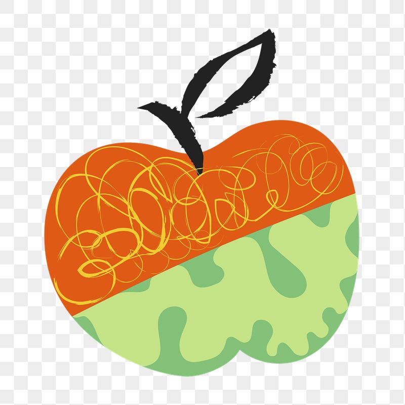 Apple fruit png sticker, colorful | Free PNG Illustration - rawpixel