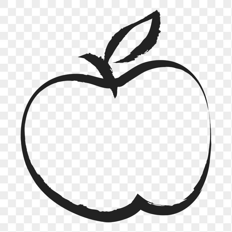 Apple fruit png sticker, cute | Free PNG Illustration - rawpixel