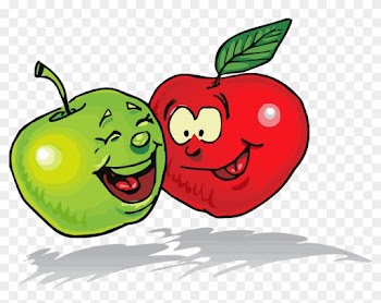 Apple Green Red Clipart Png - Healthy Food Clipart Free