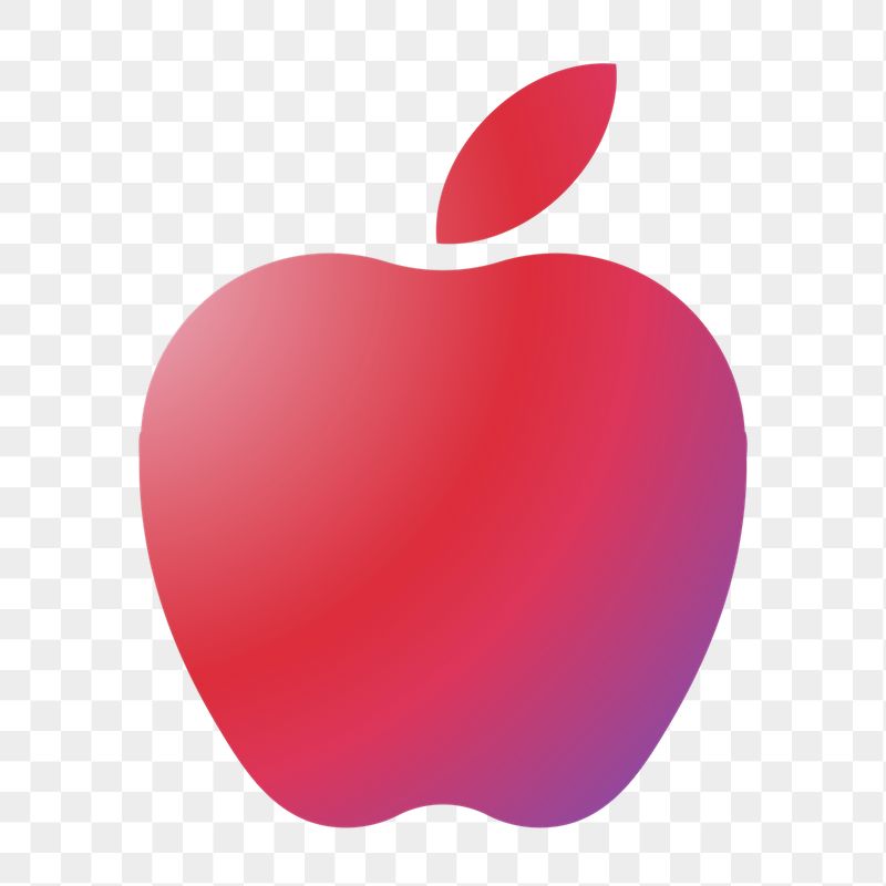 Apple icon png sticker, gradient | Free Icons - rawpixel