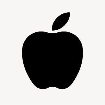 Apple icon, simple flat design | Free Icons - rawpixel