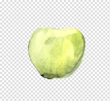 Apple Icon, Small fresh hand-painted watercolor yellow apples transparent background PNG clipart