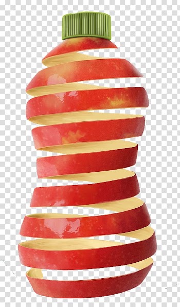 Apple juice Cocktail Illustration, Fruit bottle effect transparent background PNG clipart