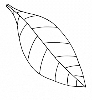 Apple Leaf Png Black And White & Transparent Images - Leaf Clipart ...