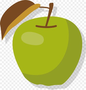 Apple Manzana verde Clip art - Ripe green apple 