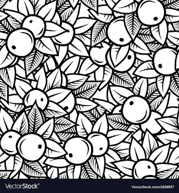 Apple pattern vector image