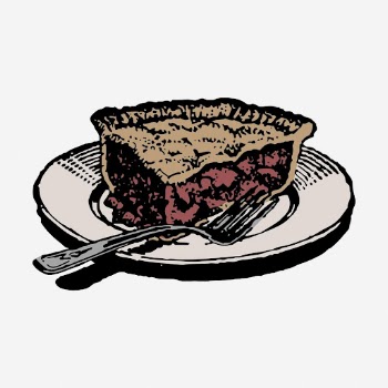 Apple pie slice clipart, vintage | Free Photo - rawpixel