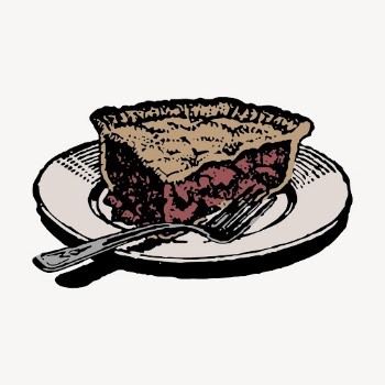 Apple pie slice clipart, vintage | Free Vector - rawpixel