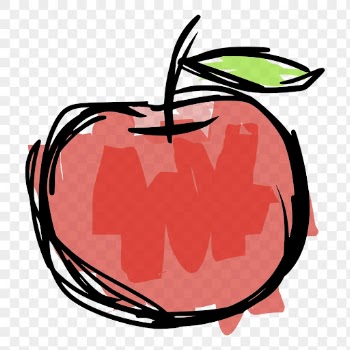 Apple png, fruit sticker hand | Free PNG - rawpixel