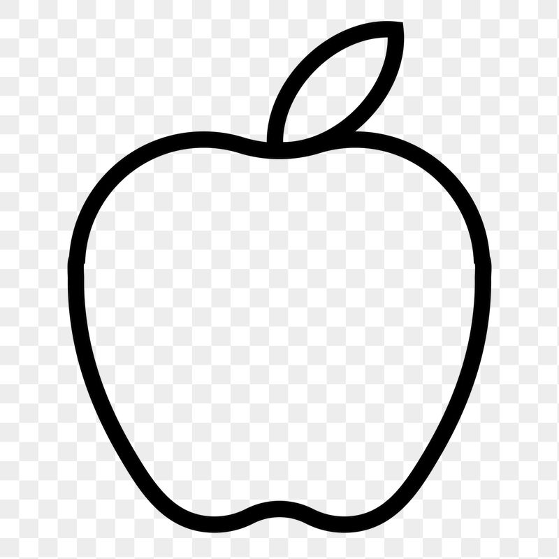 Apple png icon sticker, line | Free Icons - rawpixel