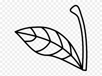 Apple Stem Leaf Clip Art - Stem Clip Art Black And White