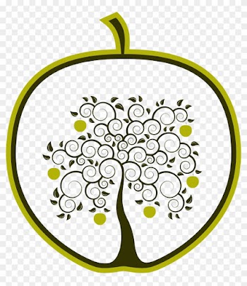 Apple Tree Clipart - Flowering Tree And Goatling Queen Duvet