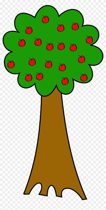 Apple Trees Clip Art - Tree With Fruits