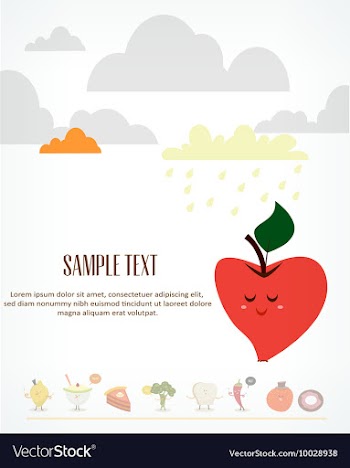 Apple vector image