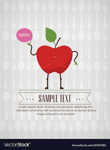 Apple vector image