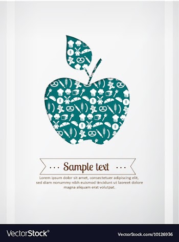 Apple vector image
