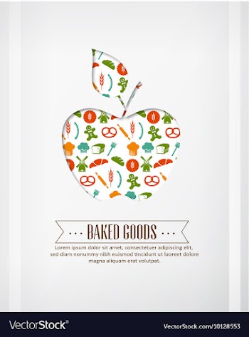 Apple vector image