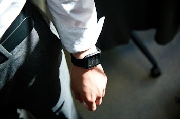 Apple Watch on person's wrist