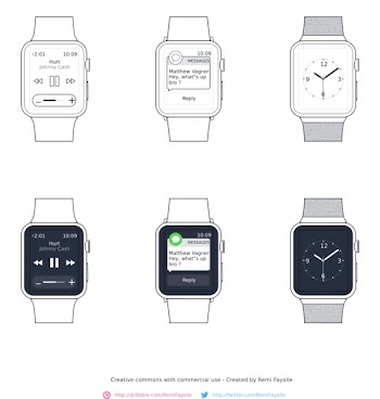 Apple Watch Wireframe