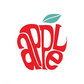 Apple word typography design illustration | Free stock vector - 414697