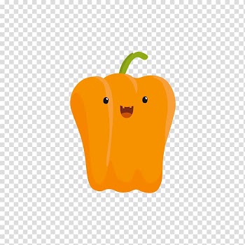 Apple , Yellow cartoon expression pepper transparent background PNG clipart